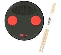 Meinl Cymbals Split Tone - Cuscinetto per esercizi Anika Nilles Signature Practice Pad + bacchette keepdrum