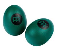 Meinl Percussion Egg Shaker Pair - 2 Shaker Ovetti con Suono Morbido e Pulito - Regalo per Musicisti - Plastica, Green (ES2-GREEN)