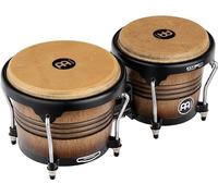 Meinl Percussion Bongos Marathon Series - 2 Tamburi a Mano da 6.75 e 8 Pollici - Chiave Accordatura Inclusa - Quercia del Siam, Antique Tobacco Burst (FWB190ATB-M)