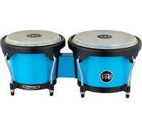 Meinl Percussion Bongos Journey Series - 2 Tamburi a Mano da 6.5 e 7.5 Pollici - Chiave Accordatura Inclusa - Plastica ABS, Blue (HB50GB)
