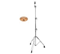 Meinl HCS Bronze 8" High Bell Set - Modello: HCSB8BH - B8 Bronzo - Finitura: Tradizionale - Caratteristica: esplosiva/trasparente - Include supporto piatto dritto