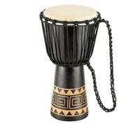 Meinl Percussion HDJ1-S, Djembe in legno, Serie Headliner, Tiraggio a Corde, Diametro 20.32 cm, 8", Misura S, Marrone scuro