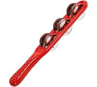 Meinl Percussion HJS1R - Manale con cimbalini, serie Headliner, colore: Rosso