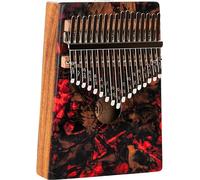 Meinl Kalimba, pianoforte da pollice a percussione, 17 tasti, include martello e custodia, per meditazione, ASMR, terapia del suono e yoga, garanzia di 2 anni (KA17LV)
