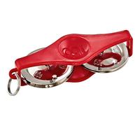Meinl Percussion Keychain Tambourine Gadget - Mini Strumento Musicale con Portachiavi - Plastica ABS, Red (KRT-R)