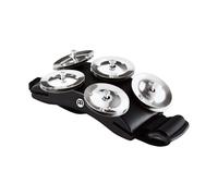 Meinl Percussion CFT5-BK Cajon Tamburello con sonagli in acciaio Nero