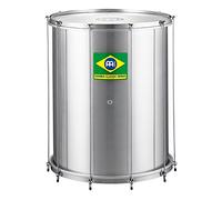 Meinl Percussion Classic Series Surdo - Tamburo Samba Grande - 20-Pollici Diametro - 24-Pollici Altezza - Aluminum, Silver (SUC20)