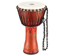 Meinl Percussion, Djembe africano, Serie da viaggio, con decorazioni stile geroglifici, Misura grande, superificie sintetica, PADJ1-L-F