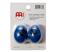 Meinl Percussion Egg Shaker Pair - 2 Shaker Ovetti con Suono Morbido e Pulito - Regalo per Musicisti - Plastica, Blue (ES2-B)