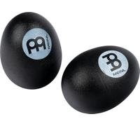 Meinl Percussion Egg Shaker Pair - 2 Shaker Ovetti con Suono Morbido e Pulito - Regalo per Musicisti - Plastica, Black (ES2-BK)