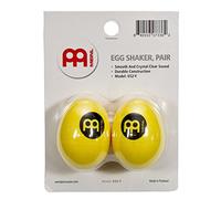 Meinl Percussion Egg Shaker Pair - 2 Shaker Ovetti con Suono Morbido e Pulito - Regalo per Musicisti - Plastica, Yellow (ES2-Y)
