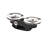 Meinl Percussion FJS1S-BK, Sonagli per dita, con Cimbalini in acciaio, Nero