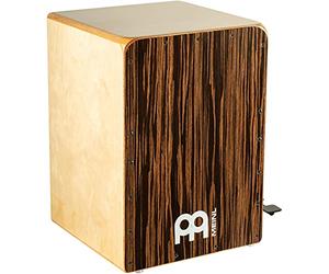 Meinl Percussion Foot Switch Cajon - Con Switch a Pedale per Suono Rullante - Superficie di Suono in Ebano (JBC6EY)