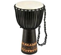 Meinl Percussion HDJ1-XL - Djembe in legno, Serie Headliner, Tiraggio a Corde, Diametro: 33,02 cm (13", Misura XL), Colore: Marrone scuro