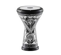 Meinl Percussion HE-3018, Darabouka in alluminio con Membrana in Pelle artificiale, Diametro 21.59 cm, 8.5", Nero