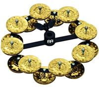 Meinl Percussion HTHH2B-BK - Hi-Hat con due file di cimbalini in ottone martella
