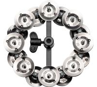 Meinl Percussion HTHH2BK - Hi-Hat con due file di cimbalini in acciaio, colore: Nero