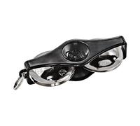 Meinl Percussion Keychain Tambourine Gadget - Mini Strumento Musicale con Portachiavi - Plastica ABS, Black (KRT-BK)