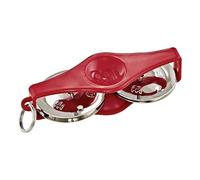 Meinl Percussion Keychain Tambourine Gadget - Mini Strumento Musicale con Portachiavi - Plastica ABS, Red (KRT-R)
