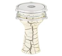Meinl Percussion Mini Series Darbuka - Tamburo a Mano Mini - Con Pelle Sintetica - Diametro 4.25 Pollici - Aluminum, Multicoloured (HE-053)