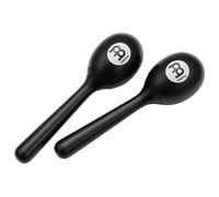 Meinl Percussion PEMBK - Maracas di plastica, 15,24 cm (6''), colore nero