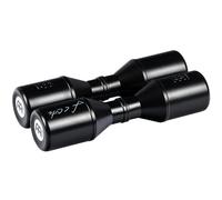 Meinl Percussion Shaker Luis Conte - Medium Live - Doppio Shaker Artist Series - 17 cm di lunghezza - Plastica, Black (SH4BK)