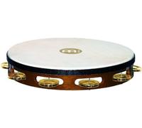 Meinl Percussion TAH1B-AB - Tamburello in legno con testa di pelle e 1 fila di s