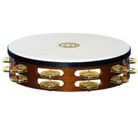 Meinl Percussion TAH2B-AB - Tamburello in legno con testa di pelle e doppia fila