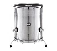Meinl Percussion Traditional Aluminum Surdo - Tamburo Samba Medio-Grande - Altezza Regolabile - 18-Pollici Diametro - 22-Pollici Altezza - Aluminum, Silver (SU18-L)