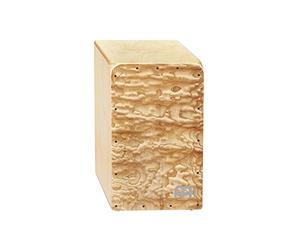 Meinl Percussion, Woodcraft, Tamo, Strumento musicale Cajon, Ash, Piastra Frontale con 2 X tappeti e angoli regolabili, WCAJ300NT-TA