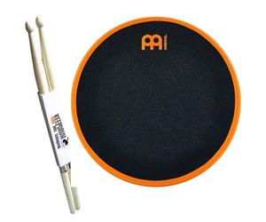 Meinl Practice Pad Marshmallow MMP12OR - Coppia di bacchette per batteria Keepdrum, 12", colore: Arancione