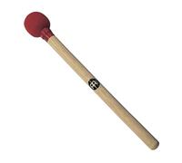 Meinl Percussion SB2 - Bacchetta Samba, lunghezza 40,64 cm (16"), punta in feltro rosso da 2" (5,08 cm), colore: Legno naturale/rosso