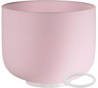 Meinl Sonic Energy CSBR10F - Campana tibetana in cristallo, 25,4 cm, chakra del cuore 432 Hz/F, pietra preziosa (quarzo rosa) con lunga risonanza, per terapia del suono, yoga e meditazione