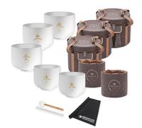 Meinl Sonic Energy TCMCSBSET5 - Set di 5 campane tibetane al quarzo con panno keepdrum