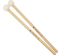 Meinl Stick & Brush Drum Set Mallets with Hard Felt Head & 5A American Hickory Handle-Made in Germany SB402