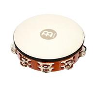 Meinl Tamburello basco TAH2AB con pelle e piattini in acciaio - Marrone africano