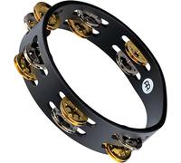 Meinl Percussion - Tamburello compatto in acciaio ed ottone solido (CTA2M-BK)