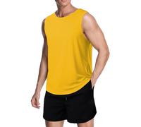 meioro Canotta Mesh Uomo Canottiera Senza Maniche ad Asciugatura Rapida, Allenamento da Palestra per Maglie Sportivo Canotte da Corsa, Fitness Vest per la Bodybuilding Running Sportiva (Blu Cielo,XL)