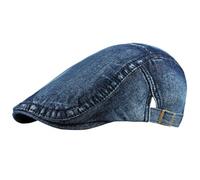 meioro Donne Denim Newsboy cap Cotone Flat cap Ivy Gatsby Driving Hunting Gatsby Cabbie Cappelli per Uomini