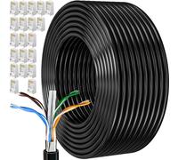 MEIPEK Cavo Ethernet 100 Metri Bobina Cat 6 Cavo Lan 100mt Molto Lungo per