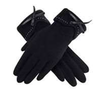 MeiPing Guanti Donna Invernali di Punta Singoli Dello Schermo di Tocco - Caldi all'Aperto e Manopole