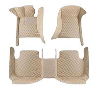 MEIQIANG Tappetini Auto per Alfa Romeo 159 2006-2011, AntiGraffio e Antiusura Tappetini Tappetino per Auto Tutto Compreso Accessori Interni,Beige