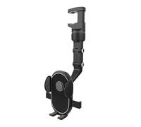 MEIQIBAO auto Ricambi Cellulare Supporto auto retrovisori Accessori Supporto cellulare GPS supporto Staffa multifunzionale(2024 edizione) per con tutti gli smartphon casa cucina ufficio nero