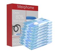 MEIQIHOME Set da 10 Sacchetti Sottovuoto Small per Vestiti, Sacchetti Salvaspazio Ideali per Viaggio e Bagaglio a Mano