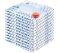 MEIQIHOME Set da 12 Sacchetti Sottovuoto Jumbo per Vestiti e Biancheria, Sacchetti Compressione Riutilizzabili per Casa e Viaggio