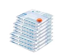 MEIQIHOME Set da 8 Sacchetti Sottovuoto per Vestiti - 3 Jumbo, 3 Large, 2 Medium - Sacchetti Riutilizzabili per Viaggio e Casa, Compressione e Salvaspazio