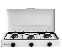 Meireles H 501 W hobs - Piastra in acciaio inox, girevole, anteriore, 58 cm, colore: bianco