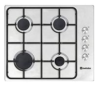 Meireles MG 3640 X NAT Incasso Gas Piano cottura in acciaio inox - Piastra (Incasso, Piano cottura a gas, Acciaio inossidabile, Acciaio inossidabile, Gas di petrolio liquefatto (LPG), Manopola)