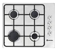 Meireles MG 3640 X piano cottura Acciaio inossidabile Incasso Gas - Piastra in acciaio inox, Incasso, Piano cottura a gas, 1000 W, 1750 W