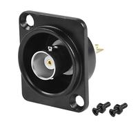 MEIRIYFA Adattatore connettore BNC per montaggio a pannello BNC femmina terminale a saldare HD SDI Video coassiale RF Socket, accoppiatore BNC Connettore telaio per telecamera di sicurezza video